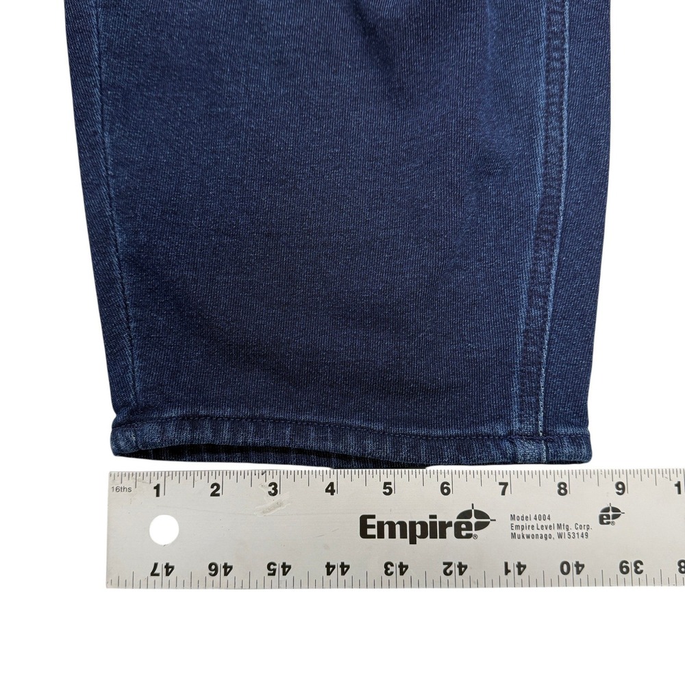 Good American Indigo Barrel Leg Jeans High Rise 100% Cotton Womens 12/31 NWT - Picture 7 of 10